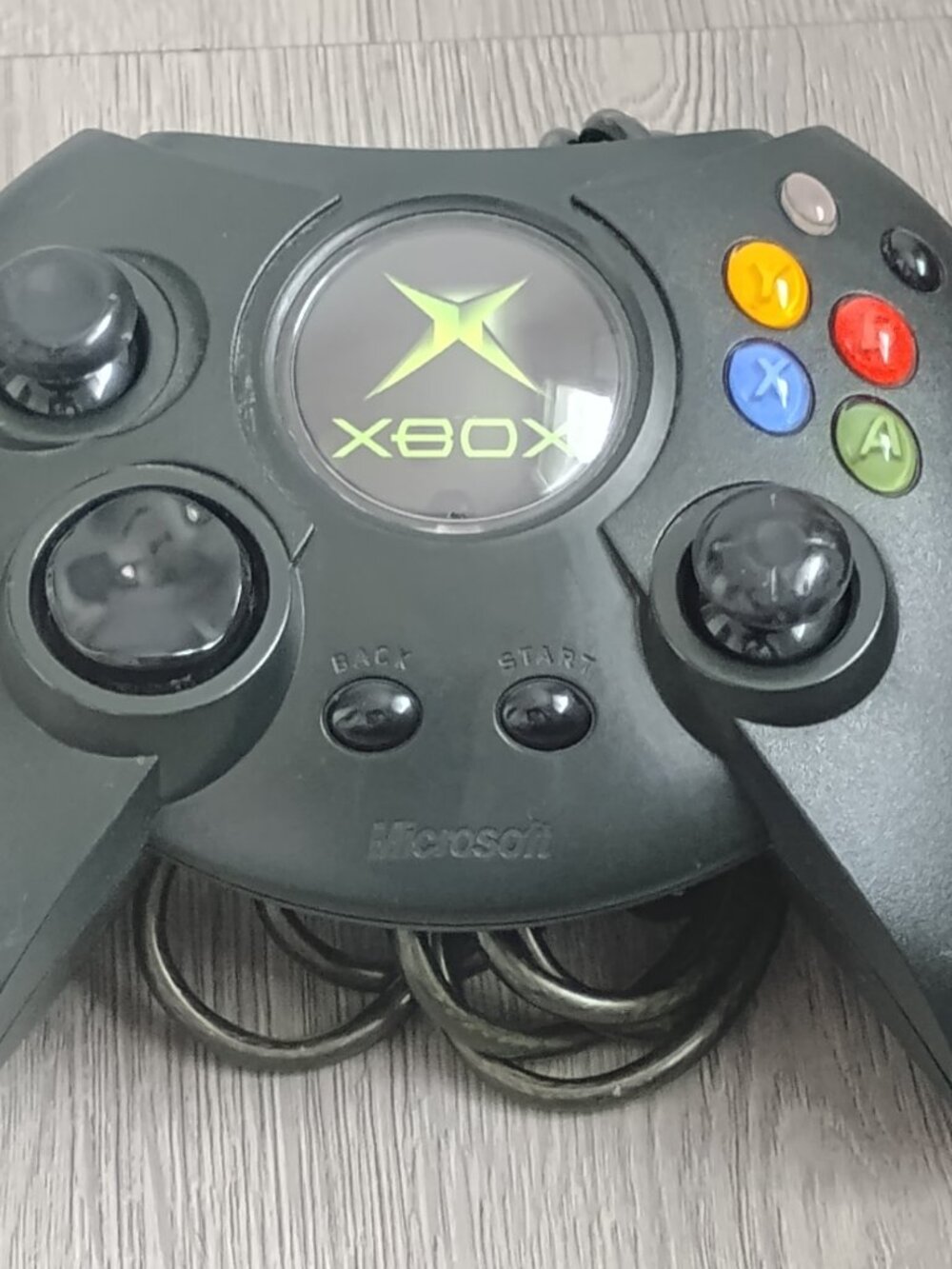 Original Xbox Big Duke Controller Wired Black Tested Malaysia